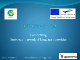 EURONETLANG project