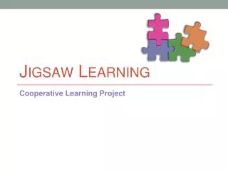 Jigsaw Learning
