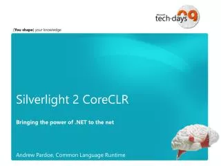 Silverlight 2 CoreCLR