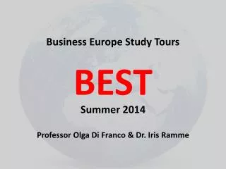 Business Europe Study Tours BEST