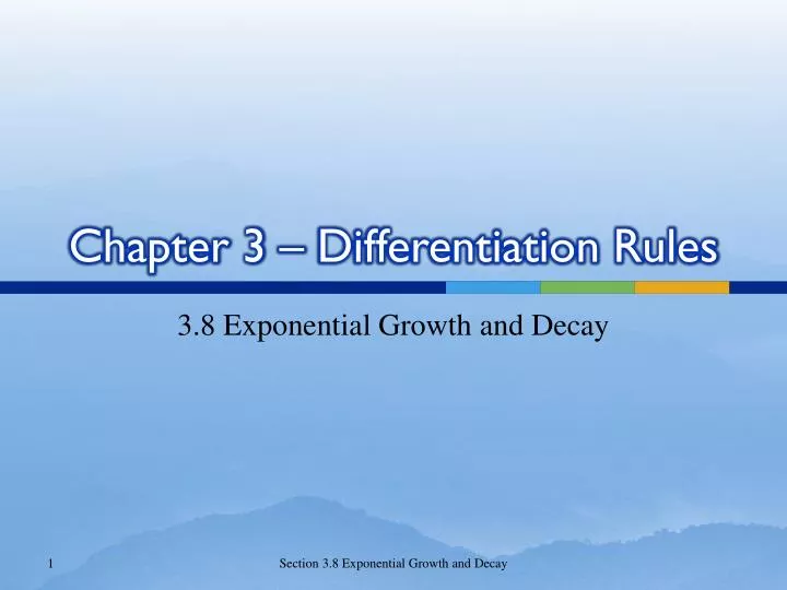 chapter 3 differentiation rules