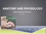 Anatomy and Physiology - slide 1