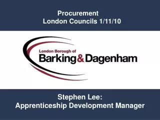 Procurement London Councils 1/11/10