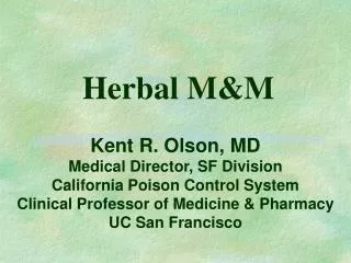 Herbal M&amp;M