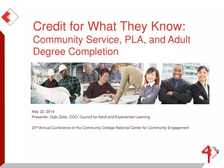 credit for what they know community service pla and adult degree completion