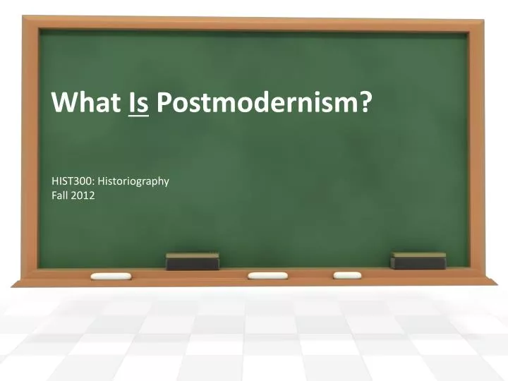 what is postmodernism