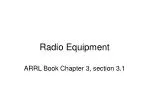 Radio Equipment - slide 1