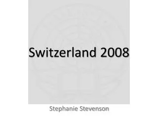 Switzerland 2008