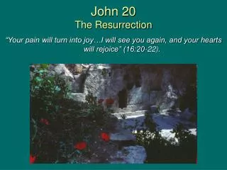 John 20 The Resurrection