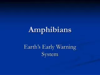 amphibians