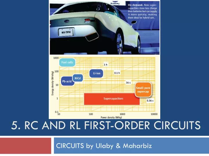 5 rc and rl first order circuits