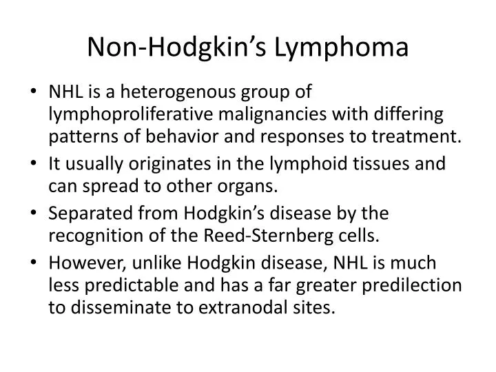 non hodgkin s lymphoma