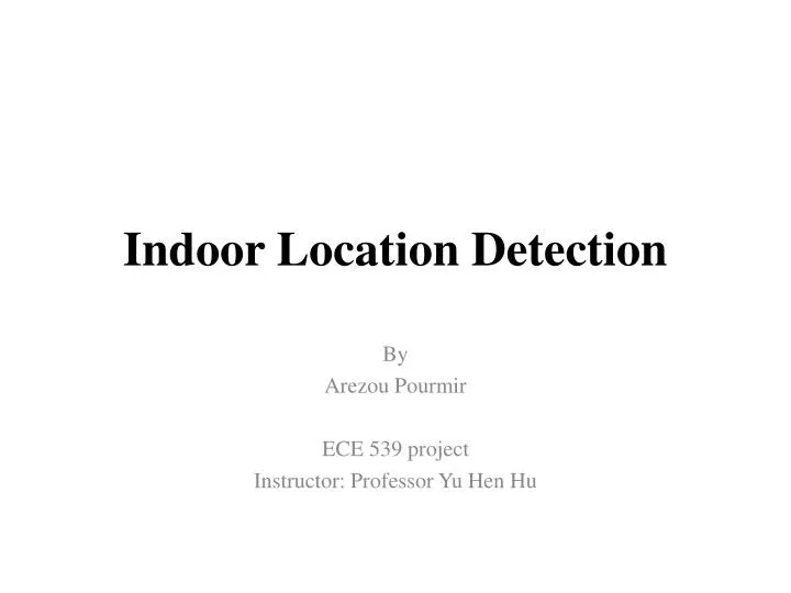 indoor location detection
