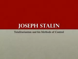 joseph stalin