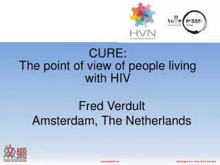 CURE: The point of view of people living with HIV