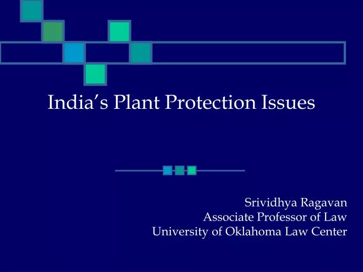 india s plant protection issues