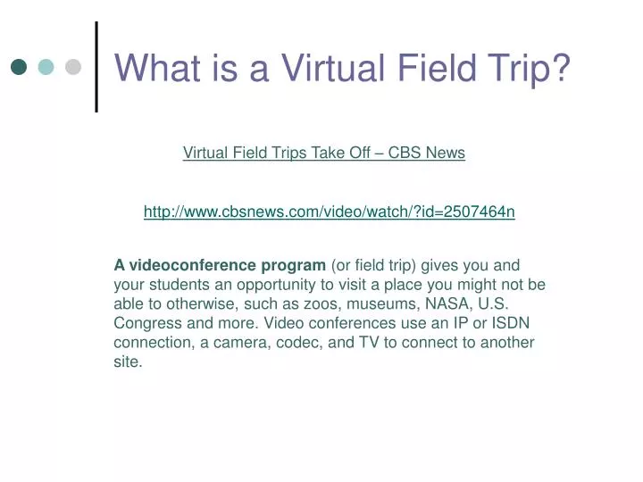 what is a virtual field trip