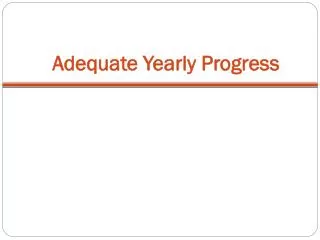 Adequate Yearly Progress