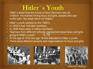 Hitler`s Youth