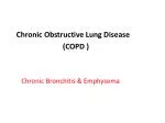 Chronic Obstructive Lung Disease (COPD ) - slide 1