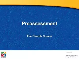 Preassessment