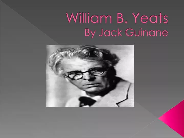 william b yeats by jack guinane
