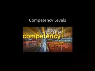 Competency Levels