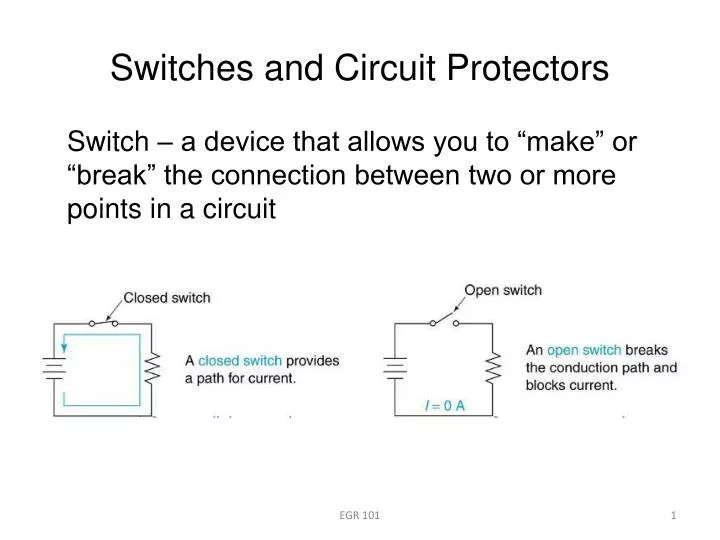 switches and circuit protectors
