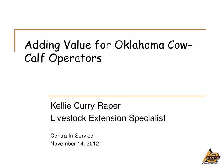 adding value for oklahoma cow calf operators