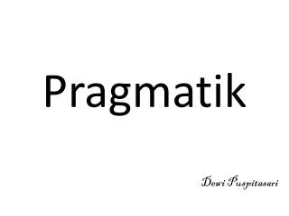 pragmatik