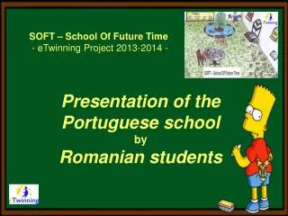 Presentation of the Portuguese school b y Romanian students
