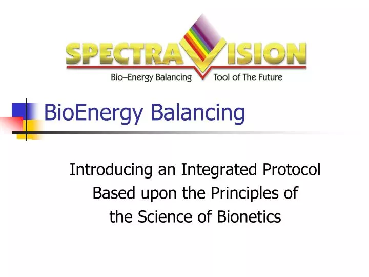 bioenergy balancing