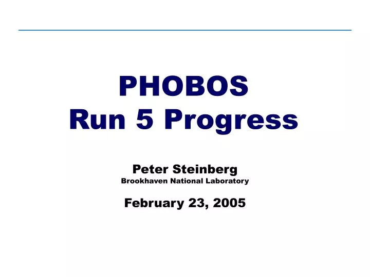 phobos run 5 progress