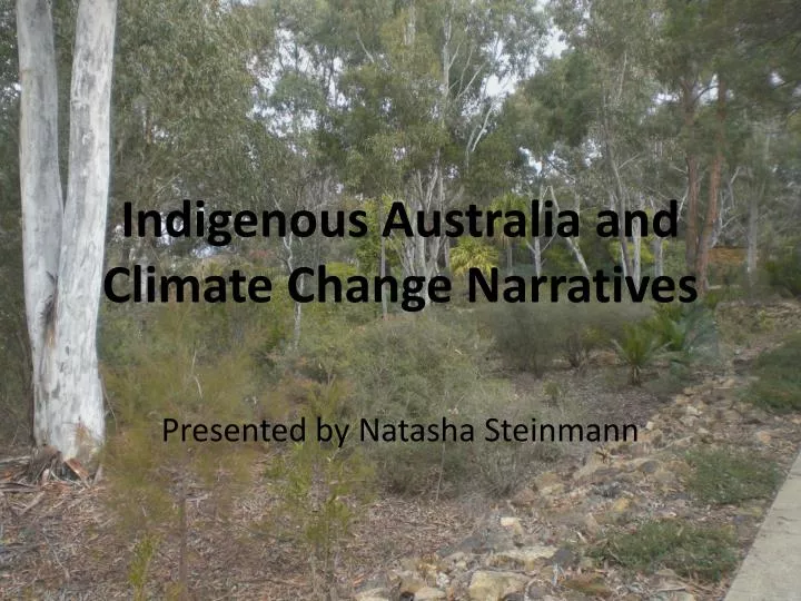 indigenous australia and climate change narratives