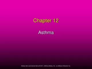 Chapter 12 Asthma