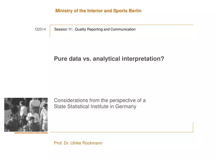 pure data vs analytical interpretation