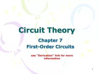 Circuit Theory