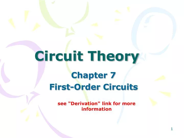 circuit theory