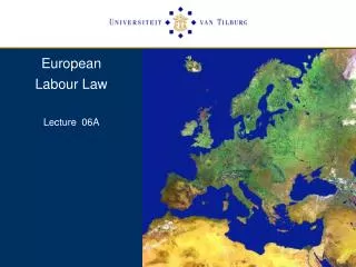 European Labour Law Lecture 06A