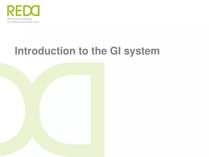 introduction to the gi system