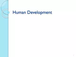 Human Development