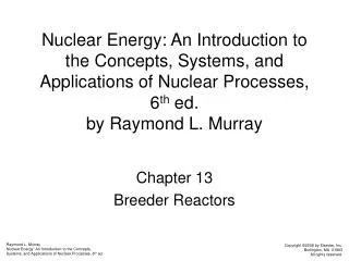 Chapter 13 Breeder Reactors