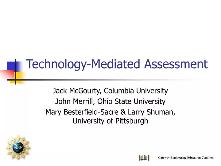 technology mediated assessment