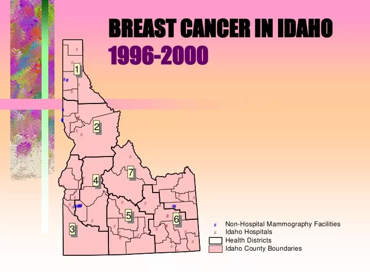 breast cancer in idaho 1996 2000