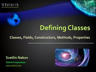 Defining Classes