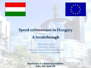 Speed enforcement in Hungary A breakthrough