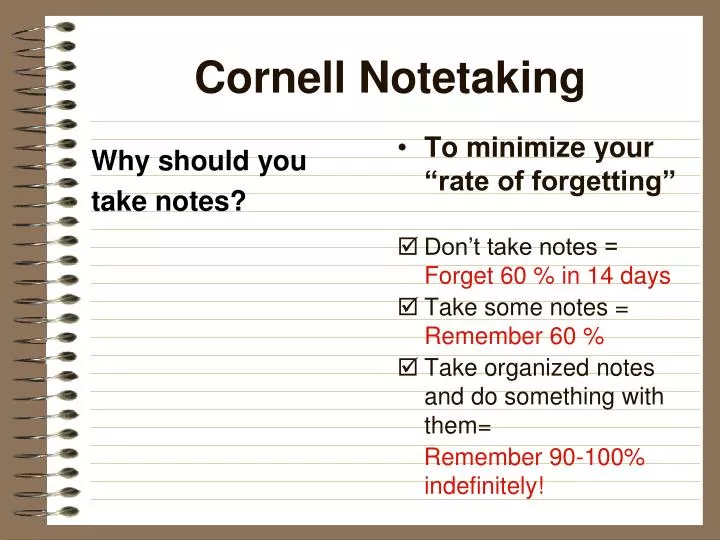 cornell notetaking