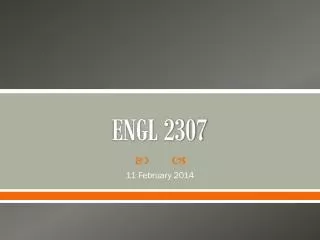 ENGL 2307