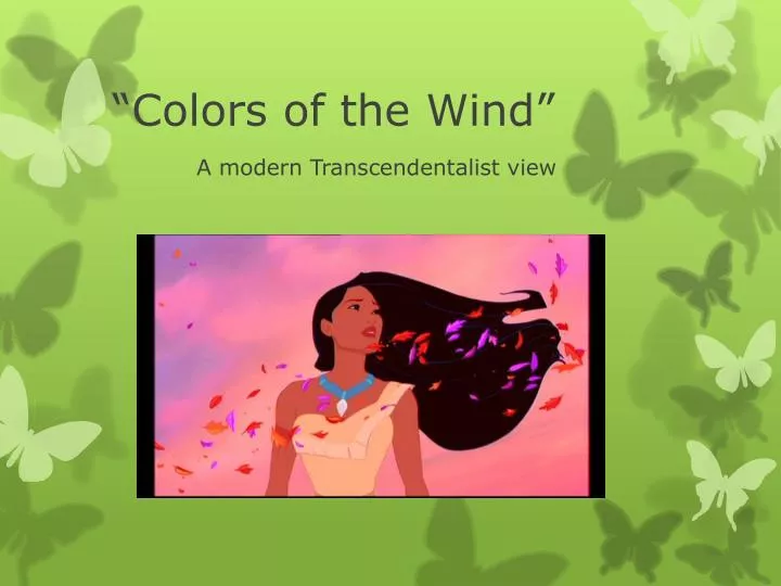 colors of the wind