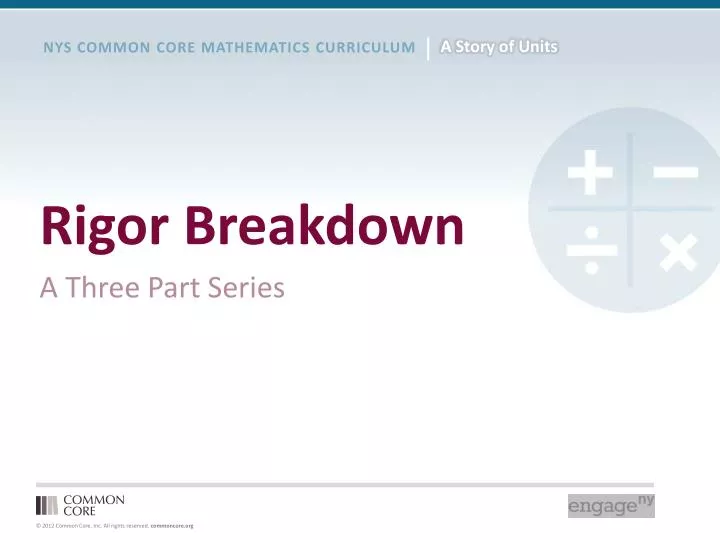 rigor breakdown